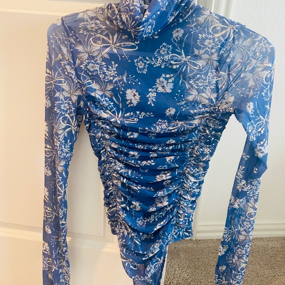 Free people Ruched mesh bodysuit - Picture 4 of 6